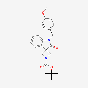 1-Boc-1'-(4-methoxybenzyl)spiro[azetidine-3,3'-indolin]-2'-one