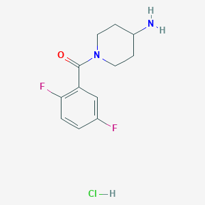 (4-Aminopiperidin-1-yl)(2,5-difluorophenyl)methanone hydrochloride