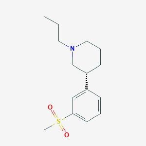 (R)-3-(3-(Methylsulfonyl)phenyl)-1-propylpiperidine
