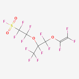 1,1,2,2-Tetrafluoro-2-[[1,1,1,2,3,3-hexafluoro-3-[(1,2,2-trifluorovinyl)oxy]propan-2-yl]oxy]ethane-1-sulfonyl Fluoride