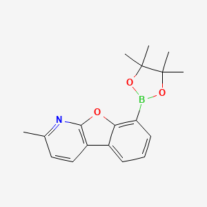2-Methyl-8-(4,4,5,5-tetramethyl-1,3,2-dioxaborolan-2-yl)benzofuro[2,3-b]pyridine