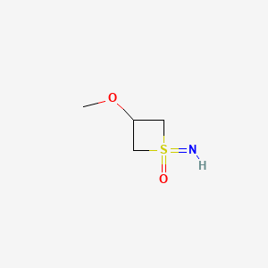 1-Imino-3-methoxy-1l6-thietane 1-oxide