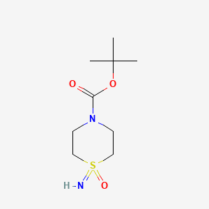 Tert-butyl 1-imino-1-oxo-1lambda6-thiomorpholine-4-carboxylate