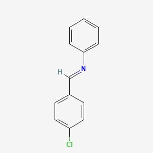 (E)-1-(4-chlorophenyl)-N-phenyl-methanimine