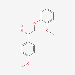 2-(2-Methoxyphenoxy)-1-(4-methoxyphenyl)ethanol