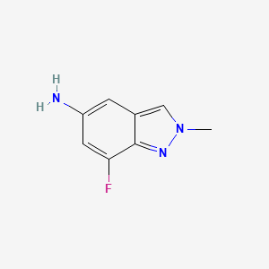 7-Fluoro-2-methyl-2H-indazol-5-amine