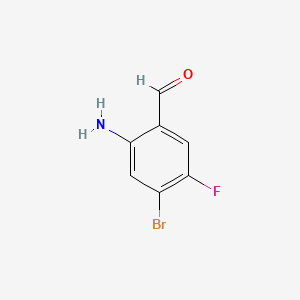 2-Amino-4-bromo-5-fluorobenzaldehyde