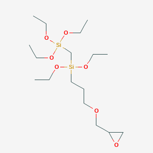 6,6,8,8-Tetraethoxy-1-(oxiran-2-yl)-2,9-dioxa-6,8-disilaundecane