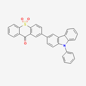 2-(9-苯基-9H-咔唑-3-基)-10,10-二氧化物-9H-噻吨-9-酮