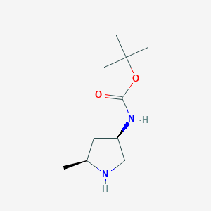 tert-Butyl ((3R,5S)-5-methylpyrrolidin-3-yl)carbamate