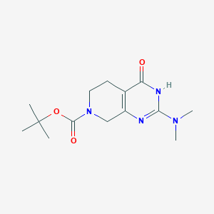 tert-Butyl 2-(dimethylamino)-4-oxo-4，5，6，8-tetrahydropyrido[3，4-d]pyrimidine-7(1H)-carboxylate