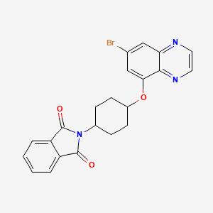 2-[cis-4-[(7-Bromo-5-quinoxalinyl)oxy]cyclohexyl]-1H-isoindole-1，3(2H)-dione