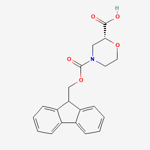 (R)-4-(((9H-Fluoren-9-yl)methoxy)carbonyl)morpholine-2-carboxylic acid
