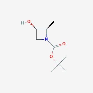 tert-butyl (2R,3S)-3-hydroxy-2-methylazetidine-1-carboxylate