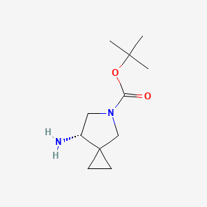 tert-Butyl (7S)-7-amino-5-azaspiro[2.4]heptane-5-carboxylate