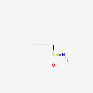 1-Imino-3,3-dimethyl-1λ6-thietane 1-oxide