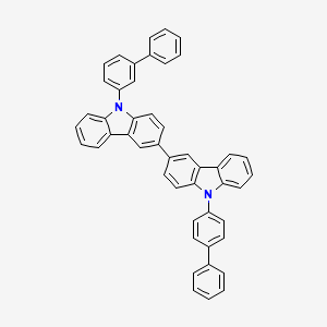 9-([1,1'-Biphenyl]-3-yl)-9'-([1,1'-biphenyl]-4-yl)-9H,9'H-3,3'-bicarbazole