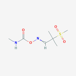 (E)-2-methyl-2-(methylsulfonyl)propanal O-methylcarbamoyl oxime