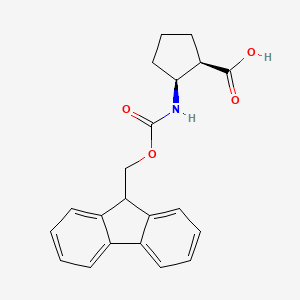 (1R,2S)-2-((((9H-Fluoren-9-yl)methoxy)carbonyl)amino)cyclopentane-1-carboxylic acid