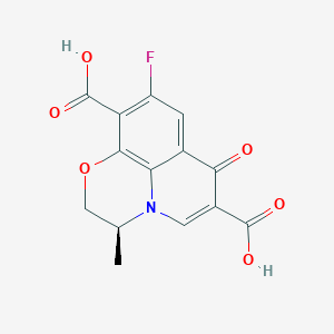 (S)-9-Fluoro-3-methyl-7-oxo-2，3-dihydro-7H-[1，4]oxazino[2，3，4-ij]quinoline-6，10-dicarboxylic acid