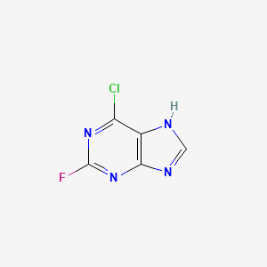 6-Chloro-2-fluoro-9H-purine
