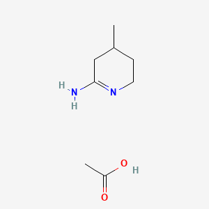 4-Methyl-3,4,5,6-tetrahydropyridin-2-amine Acetate