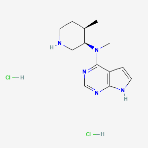 N-Methyl-N-((3R,4R)-4-methylpiperidin-3-yl)-7H-pyrrolo[2,3-d]pyrimidin-4-amine dihydrochloride