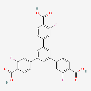5'-(4-Carboxy-3-fluorophenyl)-3,3''-difluoro-[1,1':3',1''-terphenyl]-4,4''-dicarboxylic acid