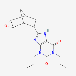 1,3-Dipropyl-8-(3-oxatricyclo[3.2.1.02,4]octan-6-yl)-1H-purine-2,6(3H,7H)-dione