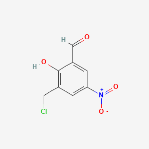 3-Chloromethyl-5-nitrosalicylaldehyde