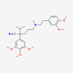 5-((3,4-Dimethoxyphenethyl)(methyl)amino)-2-isopropyl-2-(3,4,5-trimethoxyphenyl)pentanenitrile
