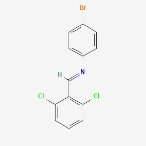 [N(E)]-4-Bromo-N-[(2，6-dichlorophenyl)methylene]benzenamine