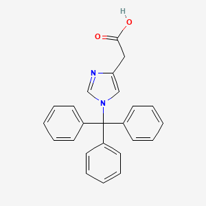 2-(1-Trityl-1H-imidazol-4-yl)acetic acid