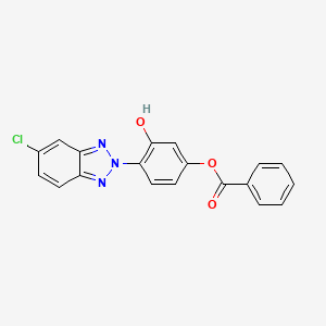 4-(5-Chloro-2H-benzo[d][1,2,3]triazol-2-yl)-3-hydroxyphenyl benzoate