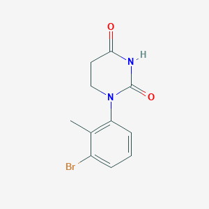 1-(3-Bromo-2-methylphenyl)dihydropyrimidine-2,4(1H,3H)-dione