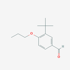 3-(tert-Butyl)-4-propoxybenzaldehyde