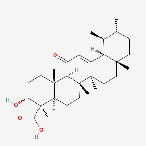 (3α,4β)-3-Hydroxy-11-oxours-12-en-23-oic acid