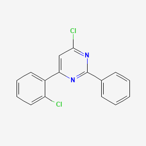4-Chloro-6-(2-chlorophenyl)-2-phenylpyrimidine