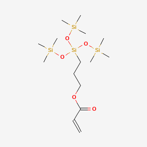 3-[1,1,1,5,5,5-Hexamethyl-3-[(trimethylsilyl)oxy]trisiloxan-3-yl]propyl Acrylate(stabilized with BHT)