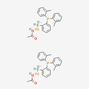 trans-Di-mu-acetatobis[2-(di-o-tolylphosphino)benzyl]dipalladium(II), 98%