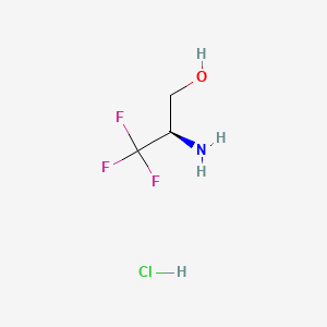 (R)-2-Amino-3,3,3-trifluoropropan-1-ol hydrochloride