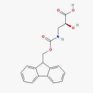 (S)-3-((((9H-fluoren-9-yl)methoxy)carbonyl)amino)-2-hydroxypropanoic acid