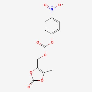 (5-Methyl-2-oxo-1,3-dioxol-4-yl)methyl (4-nitrophenyl) carbonate