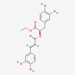 (R)-3-(3,4-Dihydroxyphenyl)-1-ethoxy-1-oxopropan-2-yl (E)-3-(3,4-Dihydroxyphenyl)acrylate
