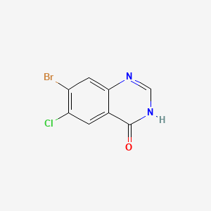 7-Bromo-6-chloroquinazolin-4(1H)-one