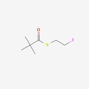 S-(2-Iodoethyl) 2,2-dimethylpropanethioate
