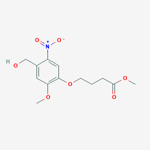 Methyl 4-[4-(hydroxymethyl)-2-methoxy-5-nitrophenoxy]butanoate