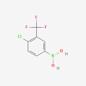 4-Chloro-3-(trifluoromethyl)benzeneboronic acid, 96%