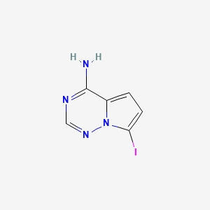 7-Iodopyrrolo[2,1-f][1,2,4]triazin-4-amine, 98%
