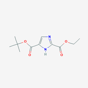 4-(tert-Butyl) 2-ethyl 1H-imidazole-2,4-dicarboxylate